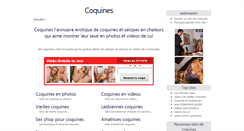 Desktop Screenshot of les-coquines.com